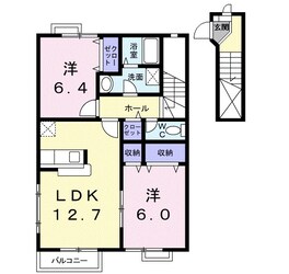 エクセランIIの物件間取画像